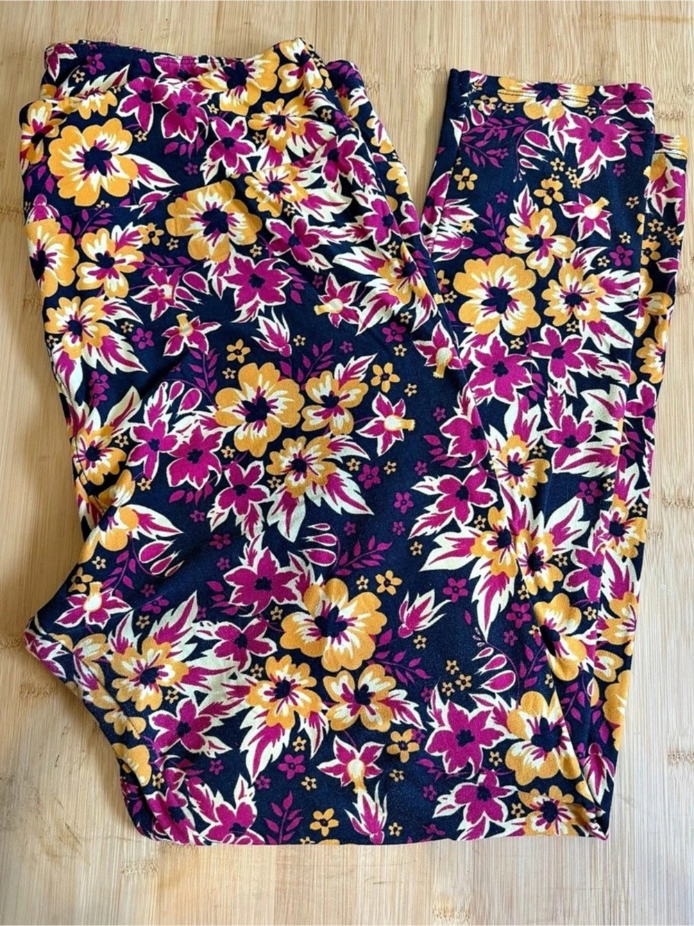 LuLaRoe Floral Leggings TC2